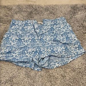 Flying Tomato Blue China Patterned Shorts